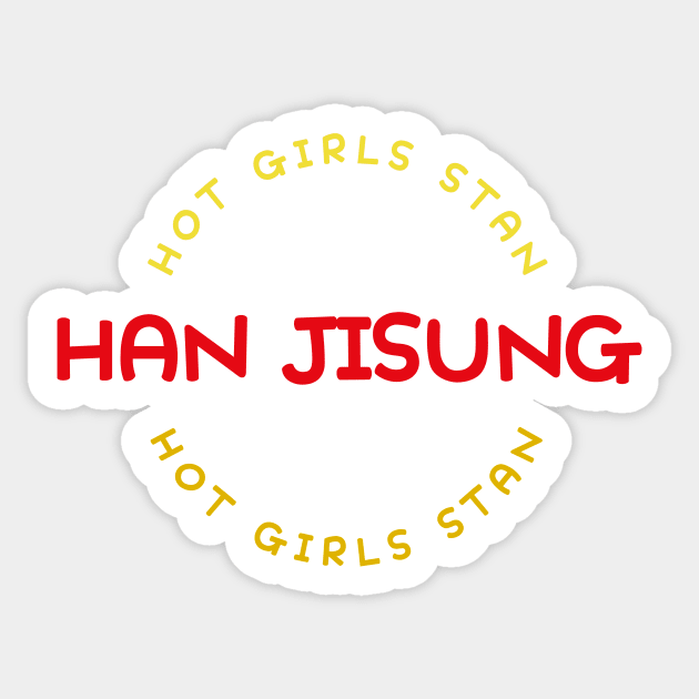 Hot Girls Stan HAN JISUNG Stray Kids Sticker by wennstore